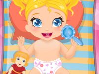 Baby Polly Diaper Change