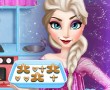 Elsa Cooking Gingerbread