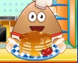 Pou Cooking Pancakes
